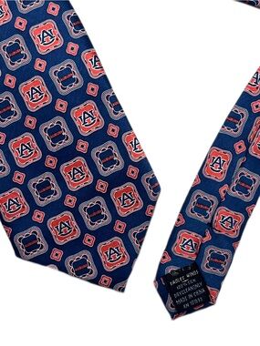 Eagles Wings Auburn Tigers Mens Silk Neck Tie